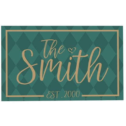 Housewarming Gift Family Name Personalized Doormat