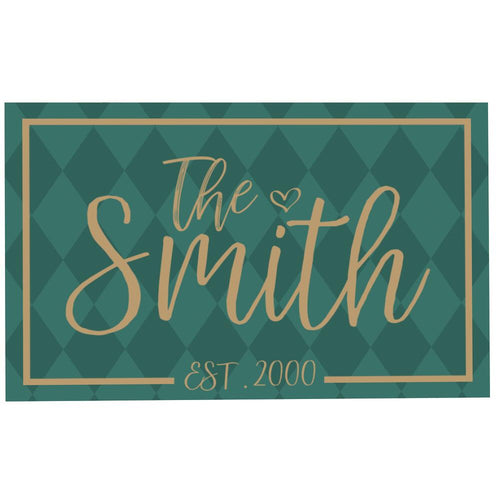Housewarming Gift Family Name Personalized Doormat