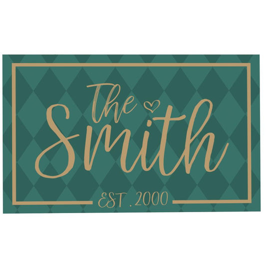 Housewarming Gift Family Name Personalized Doormat