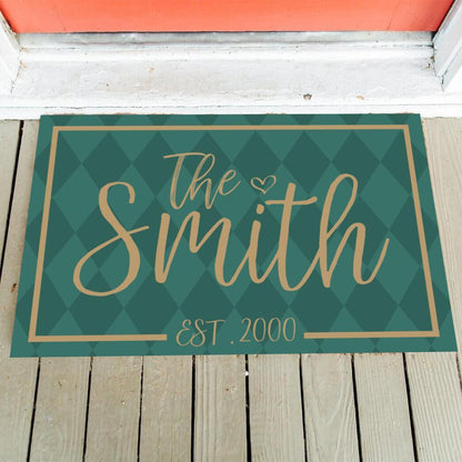 Housewarming Gift Family Name Personalized Doormat