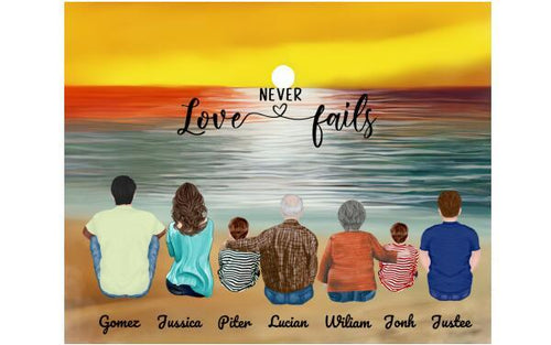 Personalized Gifts For The Whole Family Canvas And Poster Print, Canvas Wall Art Gift Family, Wall Decor Visual Art, My Poster Wall Gift Dad, Gift Mom V3
