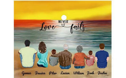 Personalized Gifts For The Whole Family Canvas And Poster Print, Canvas Wall Art Gift Family, Wall Decor Visual Art, My Poster Wall Gift Dad, Gift Mom V3