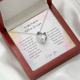 To My Future Mother-In-Law - Forever Love Necklace, Mother-In-Law Gift, Mother Of The Groom, Future Mom, Mother Of The Bride