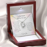 To My Future Mother-In-Law - Forever Love Necklace, Mother-In-Law Gift, Mother Of The Groom, Future Mom, Mother Of The Bride