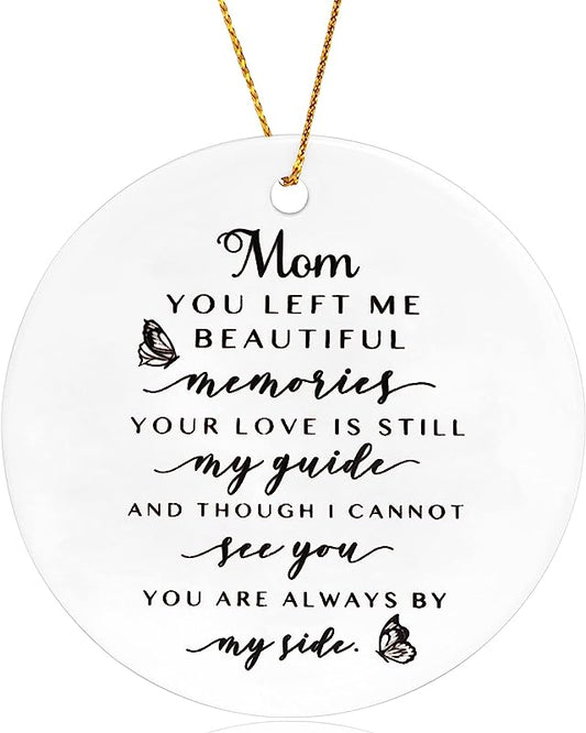 Christmas Ornaments,Memorial Gift For Loss Of Mom Christmas Ornaments Sympathy Gift For Friends Holiday Xmas Decor Keepsake Gift For Families