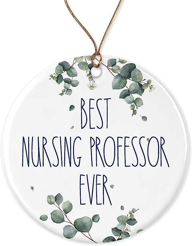 Nursing Professor Ornament, Best Nursing Professor Ever Ornament, Best Nursing Professor Christmas Ornament, Gift For Nursing Professor, Birthday Gift, Anniversary, Christmas Printed On Both Sides
