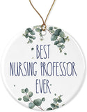 Nursing Professor Ornament, Best Nursing Professor Ever Ornament, Best Nursing Professor Christmas Ornament, Gift For Nursing Professor, Birthday Gift, Anniversary, Christmas Printed On Both Sides