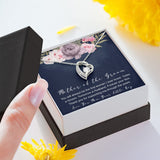 To The Mother Of The Groom Forever Love Heart Necklace Gift From Son, You'll Always Be The First Woman I Ever Loved, Gift Idea For Mom From Son