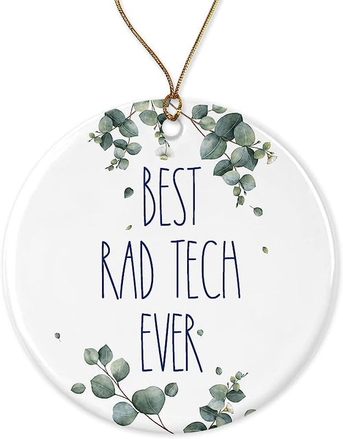 Rad Tech Ornament, Best Rad Tech Ever Ornament, Best Rad Tech Christmas Ornament, Gift For Rad Tech, Birthday Gift, Anniversary, Christmas Ceramic Ornament Printed On Both Sides