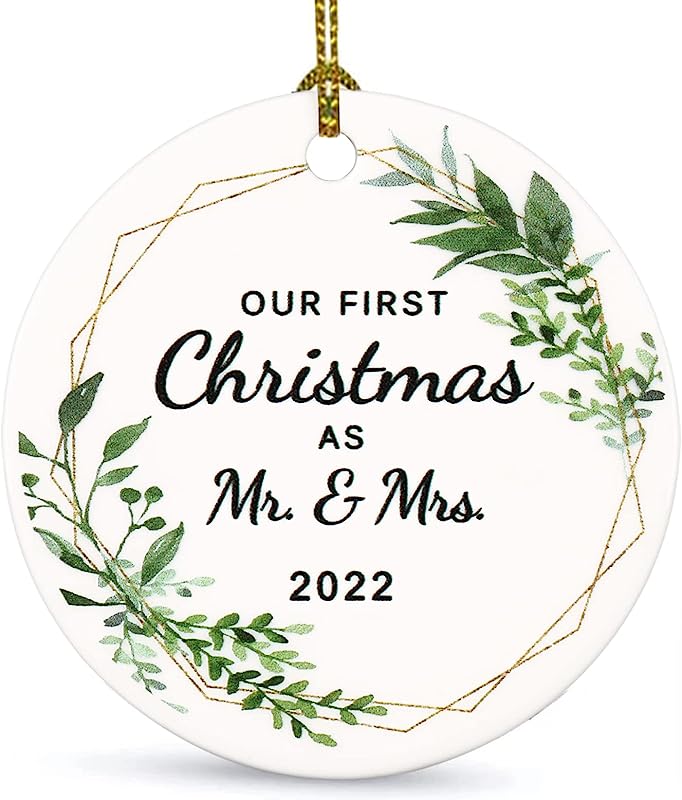 Wedding Gifts For Couples Unique , Wedding Gifts For Couples, Our First Christmas As Mr And Mrs Ornament ,Newlywed Personalized Unique 1St Bridal Shower Gifts For Couple Bride And Groom