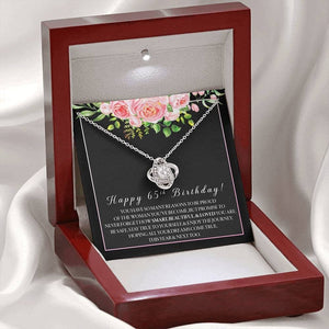 65th Birthday Necklace Gift for HerPersonalized Necklace Gift - Forever Love Necklace Women's birthday jewelry for