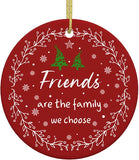 Friend Christmas Ornaments 3" Xmas Tree Friendship Ornaments Decorations Gifts For Women Men Friends