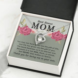 Best Bonus Mom You May Not Have Forever Love Pendant Necklace