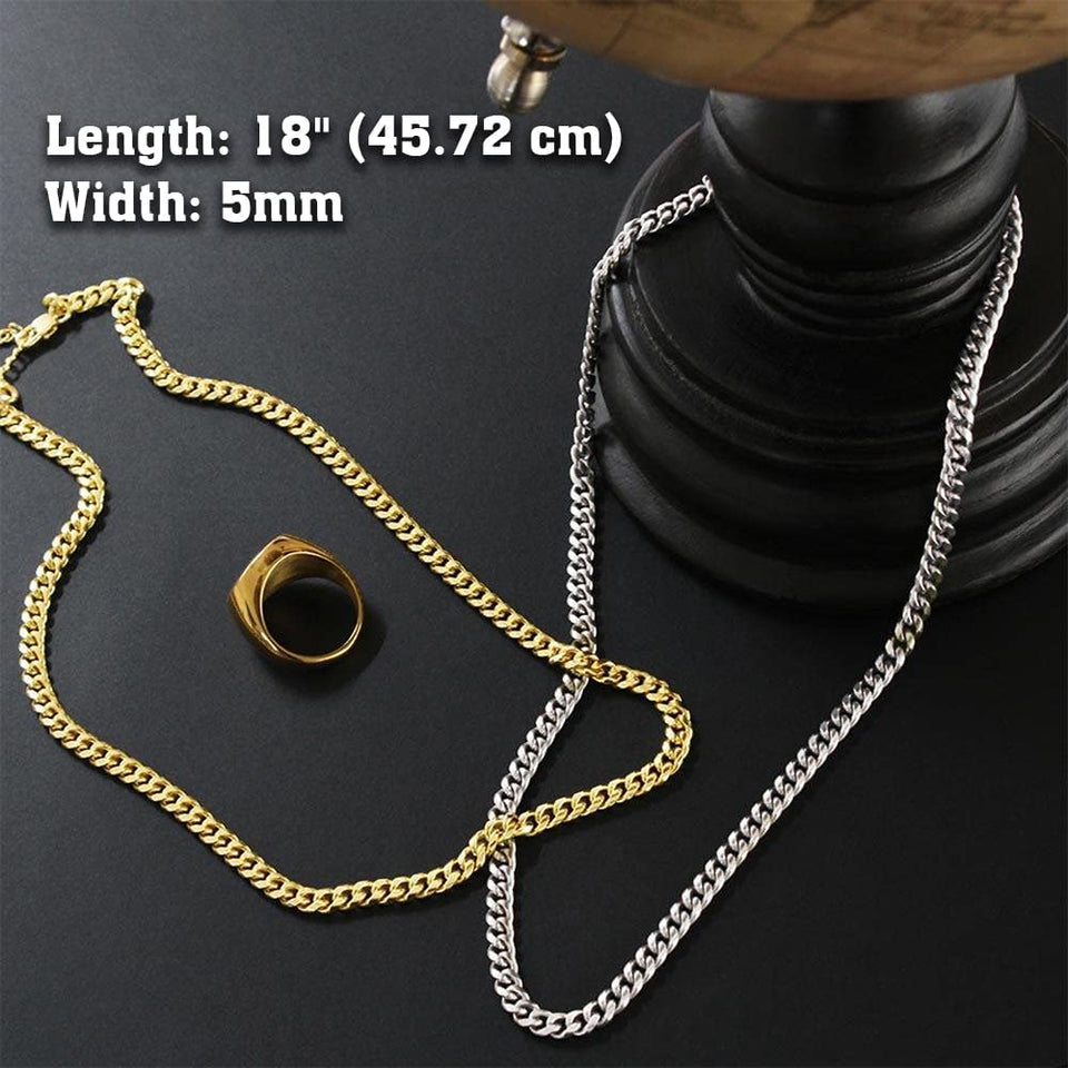 To My Son from Mom Necklace Stand tall even if you fall - Son Jewelry, Cuban Chain Necklace for Son, Mother to Son Gifts