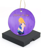 Pregnant Christmas Ornament -Mom To Be-Parents Pregnancy Announcement Gift-Expecting Mommy Keepsake Ornament-Christmas Tree Ornament 3 Inch Round Ornament Keepsake With A Box