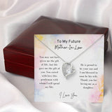 To My Future Mother-In-Law - Forever Love Necklace, Mother-In-Law Gift, Mother Of The Groom, Future Mom, Mother Of The Bride
