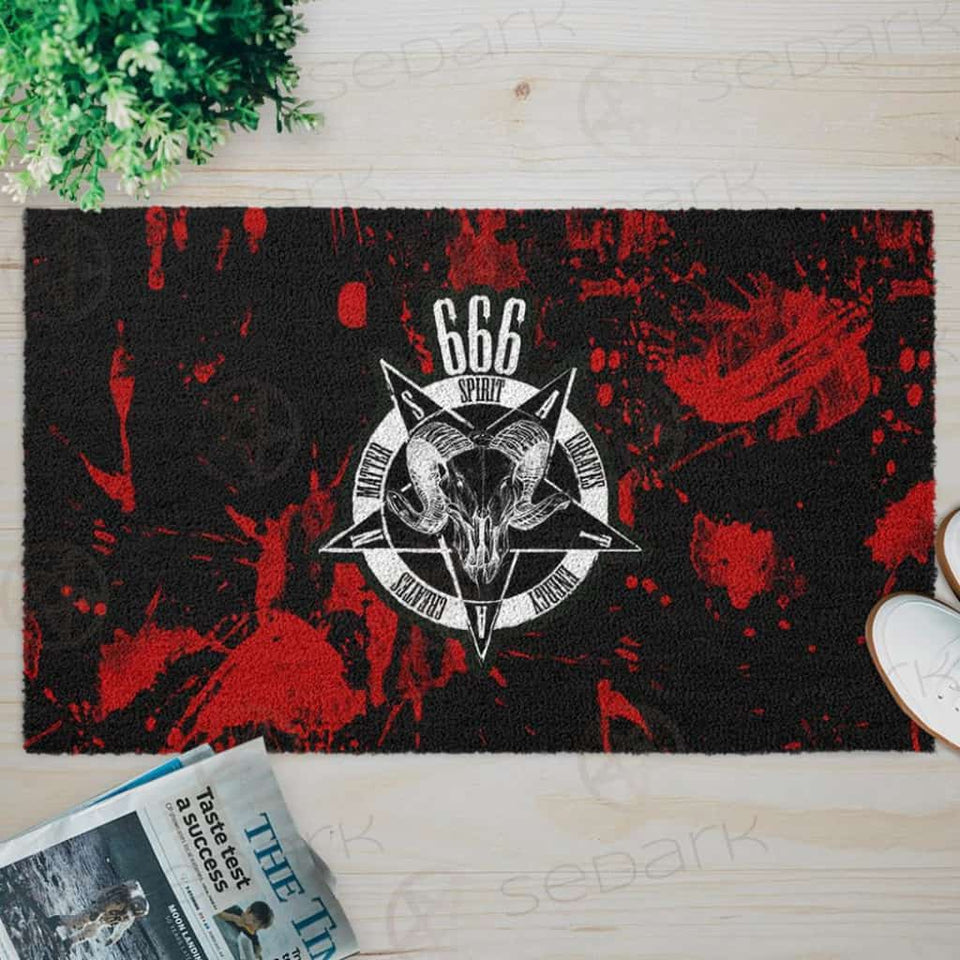 666 Satan SED-0037 Door Mat