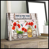 This Is The Year Hummingbird Canvas Wall Art