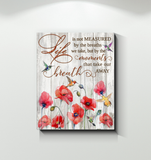 Life is not Measured - Hummingbird Premium Wall Art Canvas