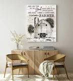 So God Made A Farmer Farm Canvas Wall Art
