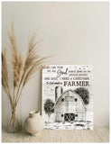 So God Made A Farmer Farm Canvas Wall Art