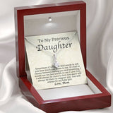 Necklace for Daughter - To My Precious Daughter Jewelry You Will Always Be My Baby Girl - Alluring Beauty Necklace - TGV