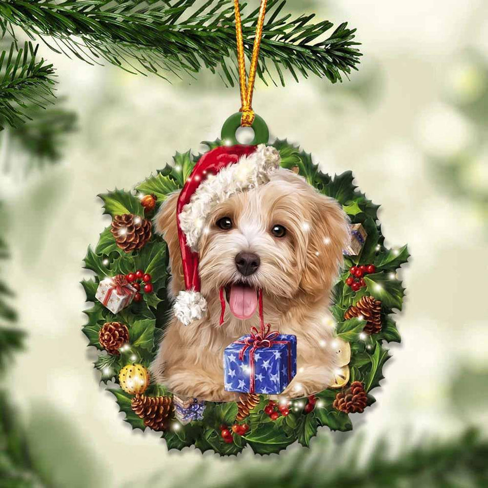 Havanese and Christmas gift for her gift for him gift for Havanese lover ornament, Christmas Ornament