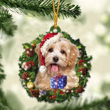 Havanese and Christmas gift for her gift for him gift for Havanese lover ornament, Christmas Ornament