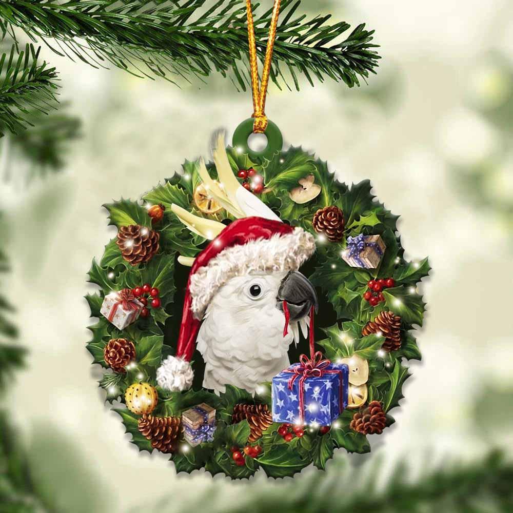 Cockatoos And Christmas Gift For Her Gift For Him Gift For Cockatoos Lover Ornament