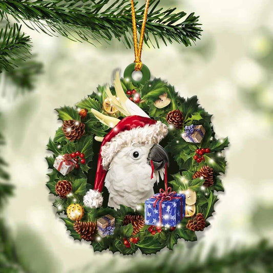 Cockatoos And Christmas Gift For Her Gift For Him Gift For Cockatoos Lover Ornament