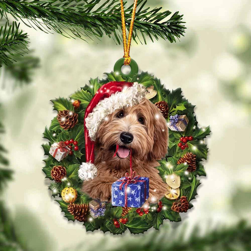 Labradoodle and Christmas gift for her gift for him gift for Labradoodle lover ornament, Christmas Ornament
