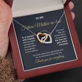 To My Boyfriend's Mom Necklace Gift - I am so honored to have met you Daughter-in-law to Mother-in-law GiftLove Knot, Alluring Beauty Necklace 069A - TGV