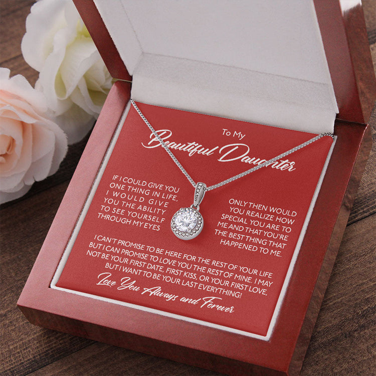 To My Daughter Necklace Gift - Personalized Granddaughter Necklace How Special You Are To Me Forever Love Knot, Eternal Hope, Alluring Necklace 060D - TGV