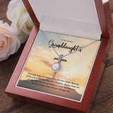 To My Dearest Granddaughter Necklace Gift - Daughter Necklace You will be one of the most beautiful chapters Love Knot, Alluring Beauty Necklace 068E - TGV