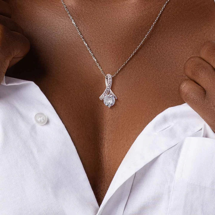 To My Mom Necklace Gift - The Greatest Teacher, My Truest Friend, My Therapist, My Shoulder to cry on, My supporter & my rock Alluring Beauty Necklace 104H - TGV
