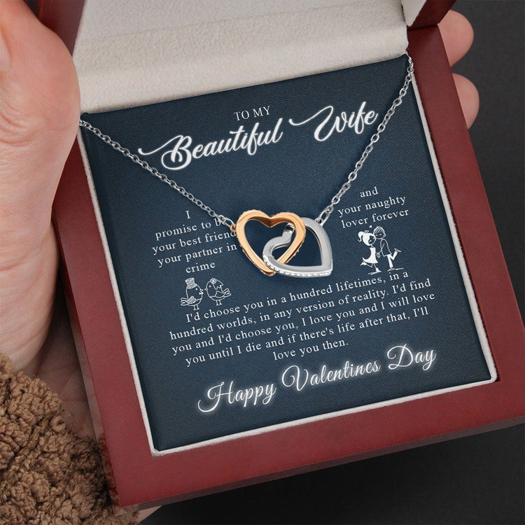 To my Soulmate Necklace Gift - I love you and I will love you until I die - Custom Name Girlfriend, Wife Love Knot, Alluring Beauty, Turtle, Cross Dancing Necklace Gift 357B - TGV