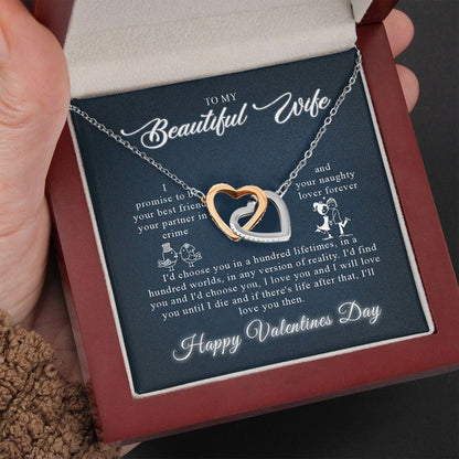 To my Soulmate Necklace Gift - I love you and I will love you until I die - Custom Name Girlfriend, Wife Love Knot, Alluring Beauty, Turtle, Cross Dancing Necklace Gift 357B - TGV