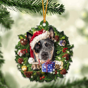 Heeler and Christmas gift for her gift for him gift for Heeler lover ornament, Christmas Ornament