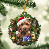 Cockapoo and Christmas gift for her gift for him gift for Cockapoo lover ornament, Christmas Ornament