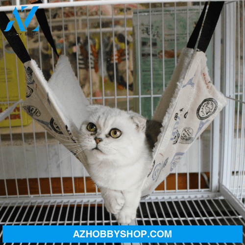 7 Colors Warm Hang Cat Bed Mat Soft Hammock Winter Pet Kitten Cage Cover Cushion