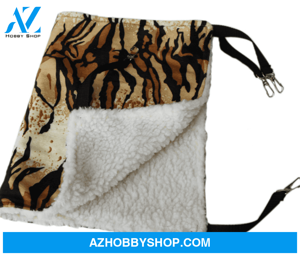 7 Colors Warm Hang Cat Bed Mat Soft Hammock Winter Pet Kitten Cage Cover Cushion Tigerskin / 35X35