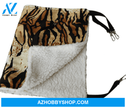 7 Colors Warm Hang Cat Bed Mat Soft Hammock Winter Pet Kitten Cage Cover Cushion Tigerskin / 35X35