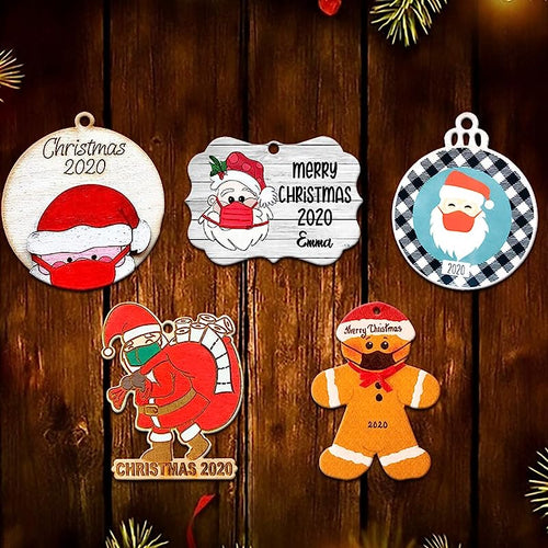 Personalized Christmas Ornament Huge Collection With Cool Designs & Your Own Photo. Couples Baby First, Nightmare Before Christmas. Christmas Decorations For The Home - 1 Sided (Wooden, 5 Piece)