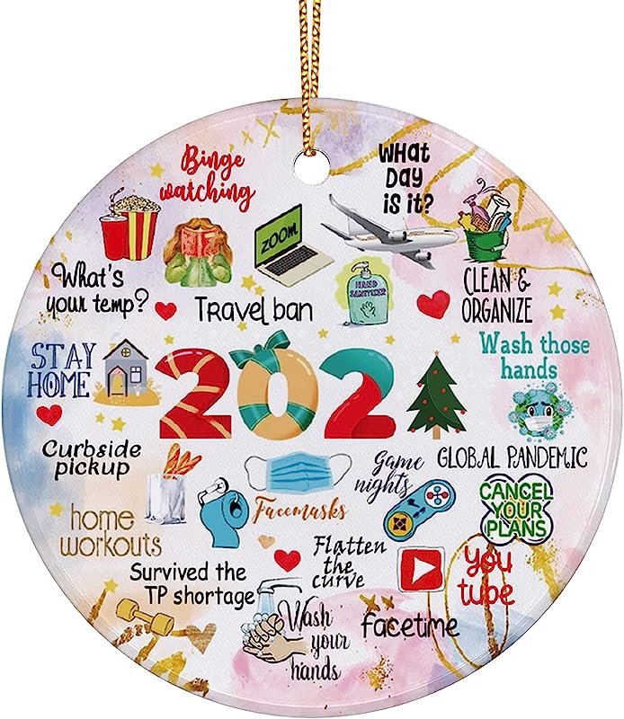  Christmas Tree Hanging Ornament, Xmas Creative Decorations, Xmas Ornaments Ceramic, Christmas Decor Ornaments Gifts