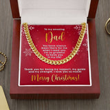 Fathers Day Gift Message Necklace Gifts for Dad Cuban Link s for Dad from Daughter Personalized Gifts