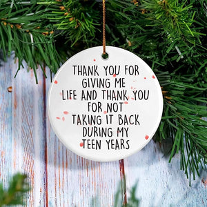 Funny Mother'S Day Ornament For Mom Annivesary Gift For Mom Dad Funny Father'S Day Ornament Funny Birthday Gift For Mom Dad Mother'S Day Decoration Mothers Day Keepsake Gift For Mom
