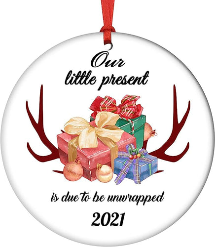 Personalized Christmas Ornament , Custom Photo Ceramic Hanging Christmas Tree Ornaments Print Present For Family