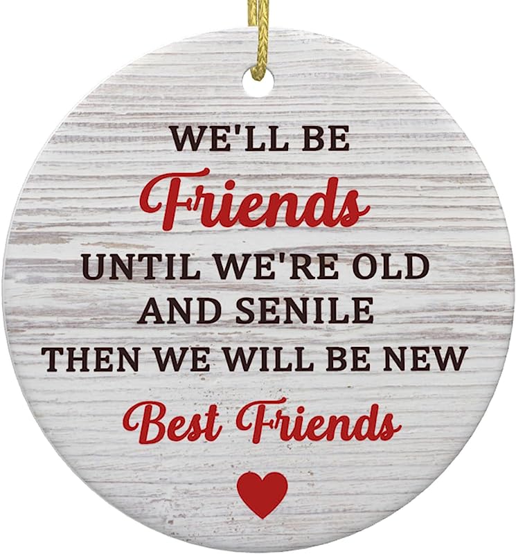 Good Friend Christmas Ornaments Friends Bestie Ornaments 3