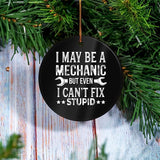 Family Christmas - Funny Mechanic Car Auto Ornament - Custom, First House Gift, Christmas Ornament, Custom Ornament, Christmas Decor, Friend Ornament