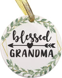 Personalized Ornaments For Grandma, Blessed Grandma Ornaments, From Grand Kids